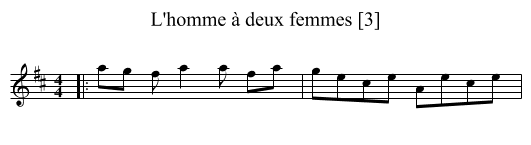 L'homme à deux femmes [3] - staff notation