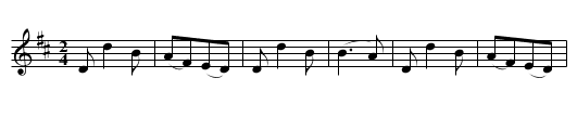L'Homme et La Femme - staff notation