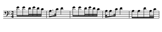 Li tian ge - staff notation