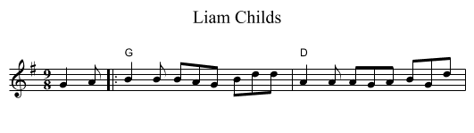 Liam Childs - staff notation