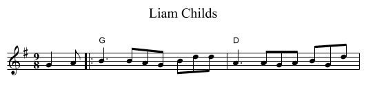 Liam Childs - staff notation