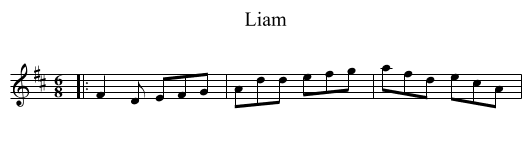Liam - staff notation