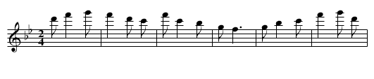 Liao gege - staff notation