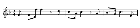 Liebeslied - staff notation