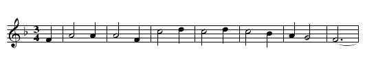 LIEBLICH HAT SICH GESELLET - staff notation