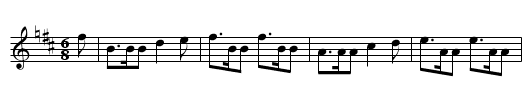 Lieutenant Maguire's Jig - staff notation