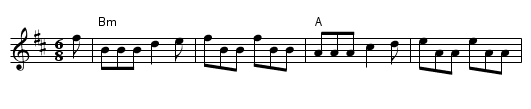 Lieutenant McGuire's Jig - staff notation