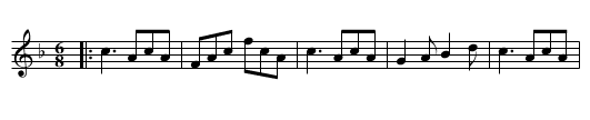 Light and Airy - staff notation