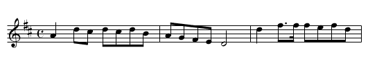 Light Horse March - staff notation
