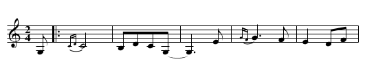 Likrat Shabat - staff notation