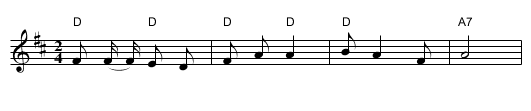 Li'l 'Liza Jane - staff notation