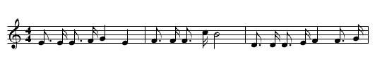 Lili Marlene - staff notation