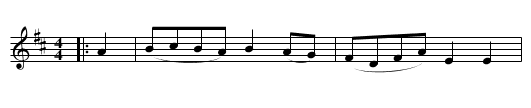 Lili, Y (Pib-ddawns) - staff notation
