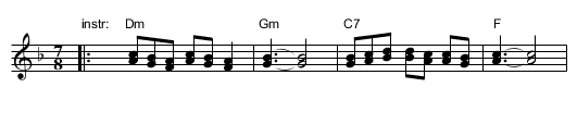 Liljano Mome - staff notation