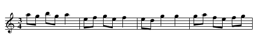 Lilla Orevals - staff notation