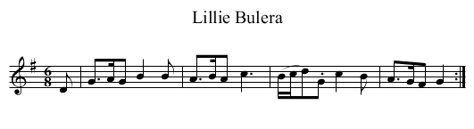 Lillie Bulera - staff notation