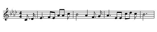 Lillie of the Snow-Storm - staff notation