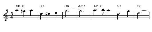 Lilliputian Lullaby - staff notation