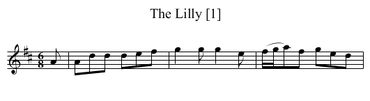 Lilly [1], The - staff notation