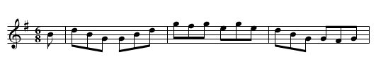 Lilting Fisherman - staff notation