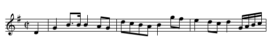 Lily of the Valley March - staff notation