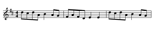 Lily, The - staff notation
