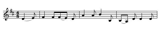 Limerick is Beautiful - staff notation