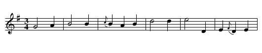 Limerick is Beautiful - staff notation