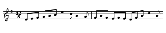Limerick Jig - staff notation