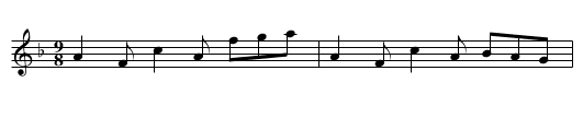 Limerick Jigg [2] (Irish) - staff notation