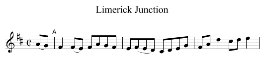 Limerick Junction - staff notation