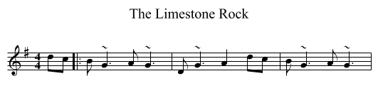 Limestone Rock, The  - staff notation