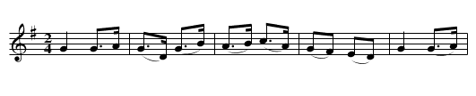 Limping Maid, The - staff notation