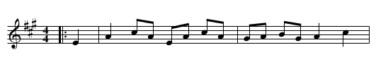 Lincoln's Hornpipe - staff notation