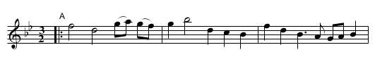 LINCOLN'S INN GARDEN - staff notation