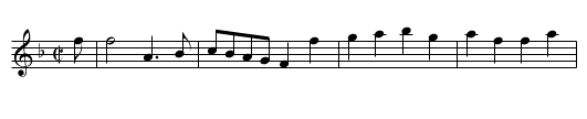 Lincoln's Inn - staff notation
