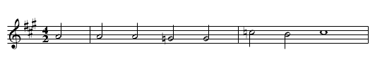 Lindenschmid - staff notation