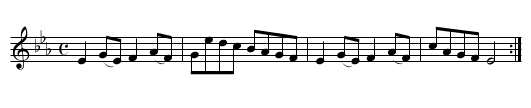 Lindrindod Lasses - staff notation