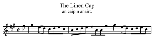 Linen Cap, The - staff notation