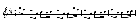 Lingis Dhornich - staff notation