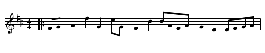 Linhope Loup - staff notation