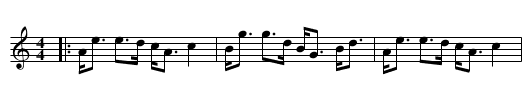 Link Him Doddie - staff notation