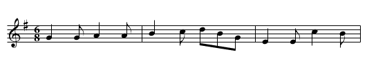 Linnen Hall. JBut.674 - staff notation