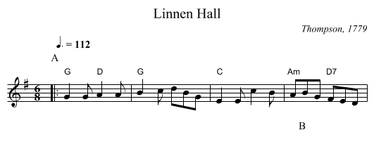 Linnen Hall - staff notation