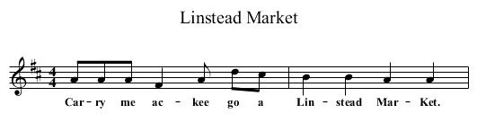 Linstead Market - staff notation