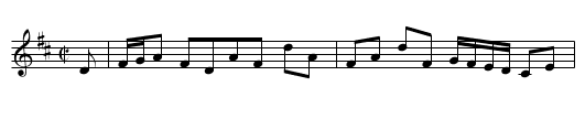 Linton's Frolick - staff notation