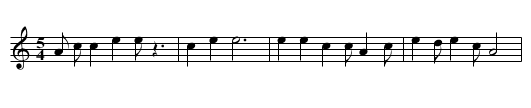 Linzhong laile bai qunzi - staff notation