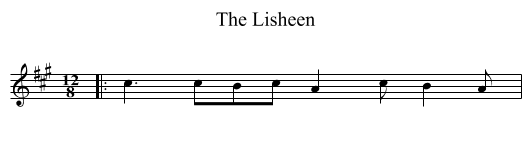 Lisheen, The  - staff notation