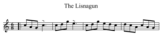 Lisnagun, The  - staff notation