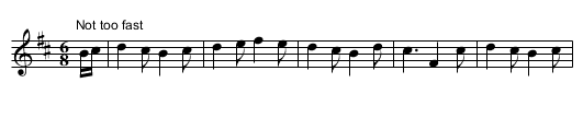 Literary Dustman [2], The - staff notation